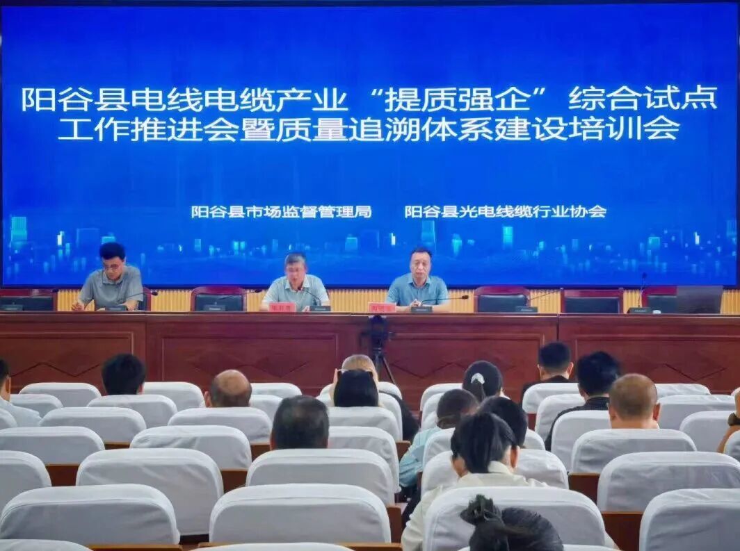阳谷县线缆产业“提质强企”行动成果斐然